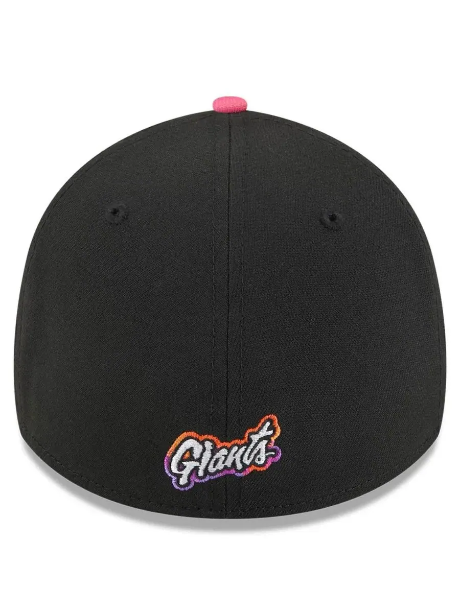 New Era Мужская кепка San Francisco Giants 2025 City Connect 39THIRTY Flex — изображение 3 из 5, черный оранжевый
