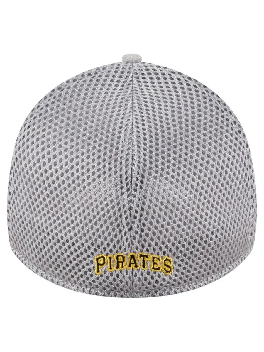 Мужская серая кепка Pittsburgh Pirates с козырьком и рисунком в виде брызг краски, модель 39THIRTY — изображение 4 из 4