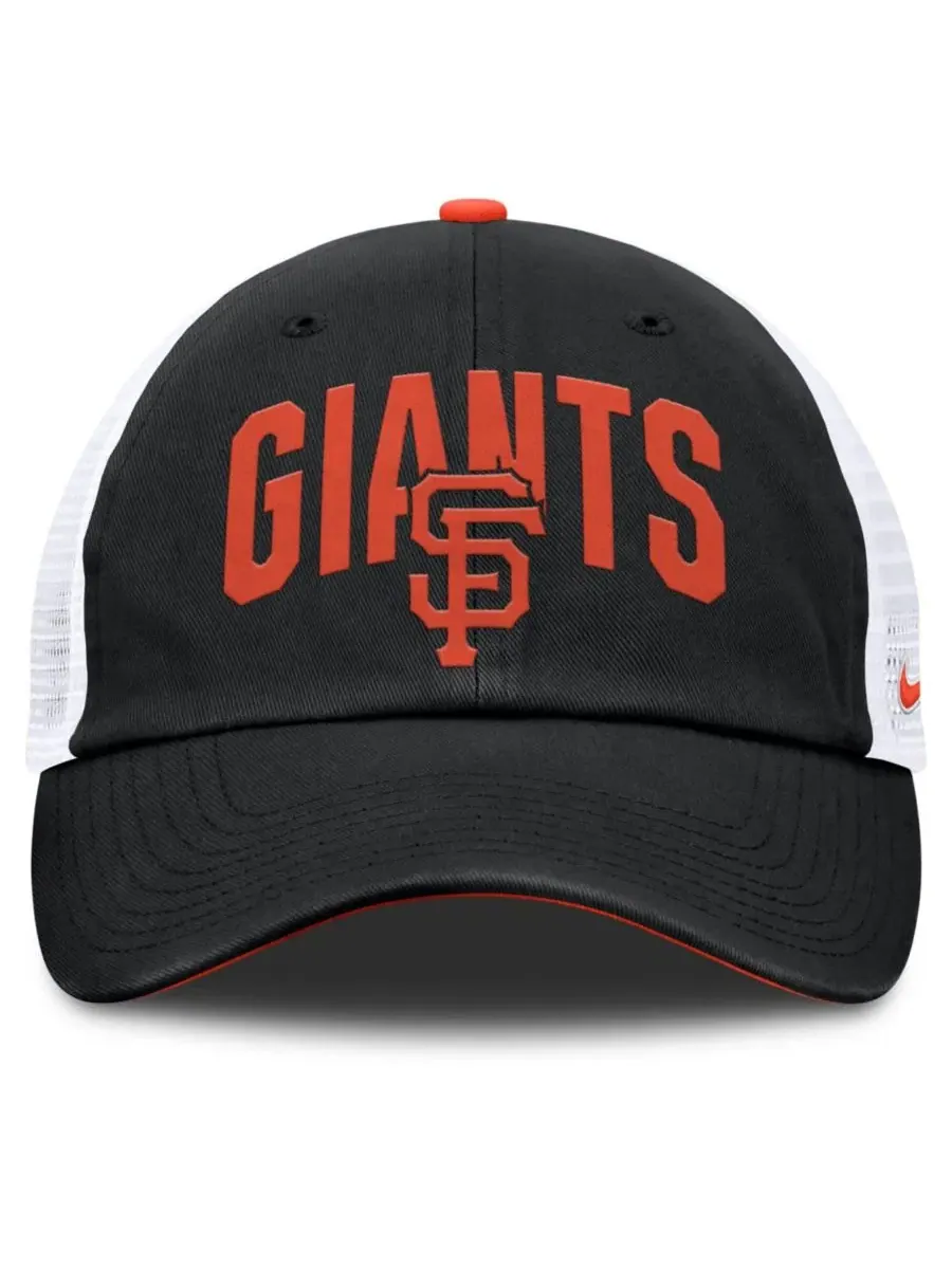 Бейсболка Nike San Francisco Giants Primetime Club — изображение 2 из 5, черный белый