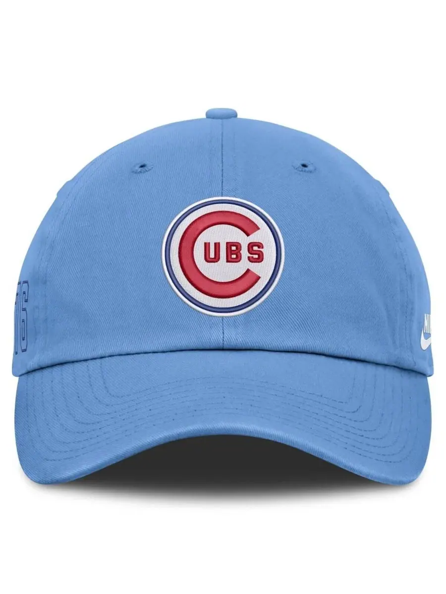 Кепка ретро с эмблемой Cooperstown Club, Chicago Cubs Nike — изображение 2 из 4, светлый синий