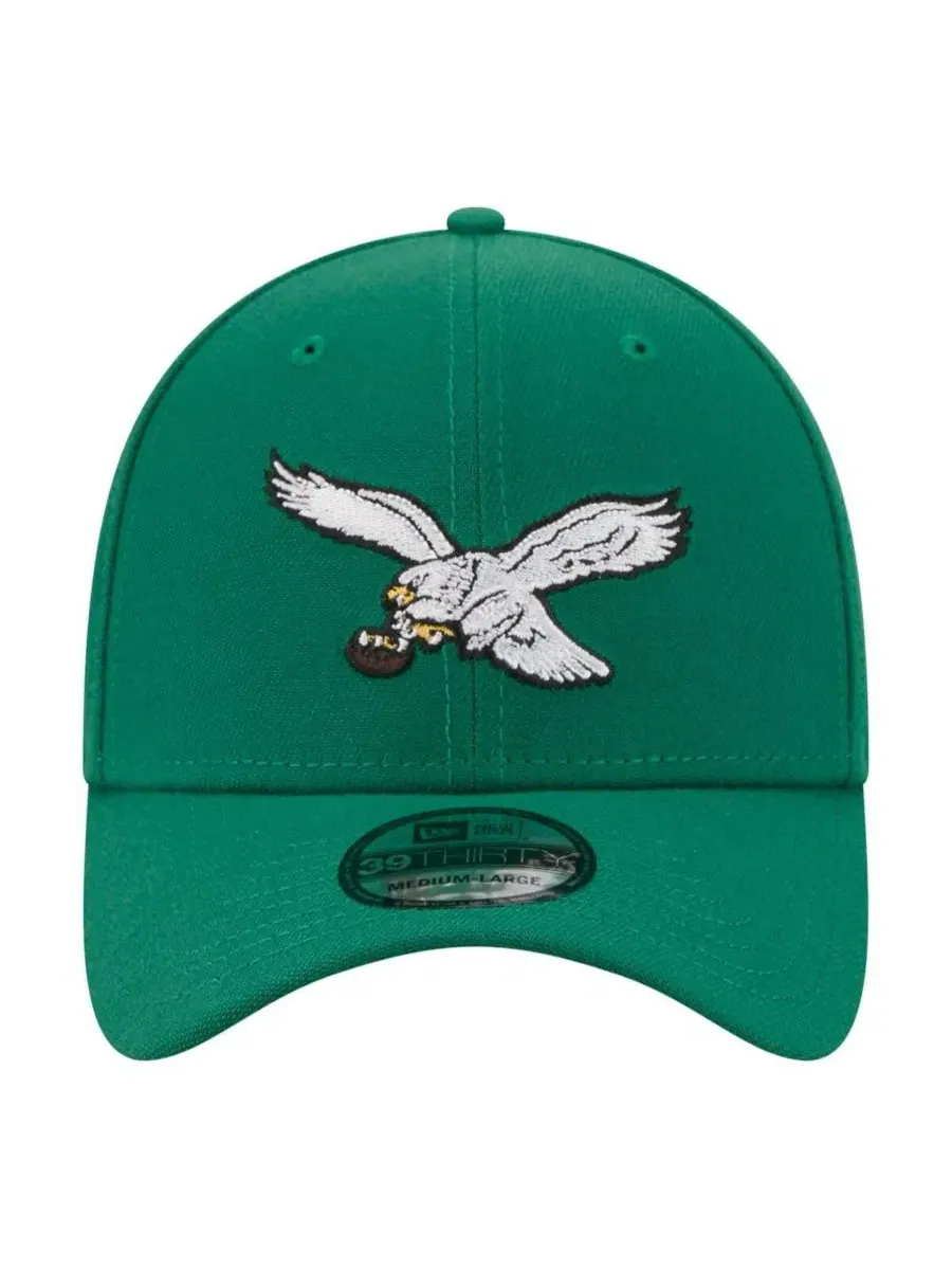 Кепка New Era 39THIRTY Flex с вышивкой Philadelphia Eagles — изображение 2 из 5, зеленый