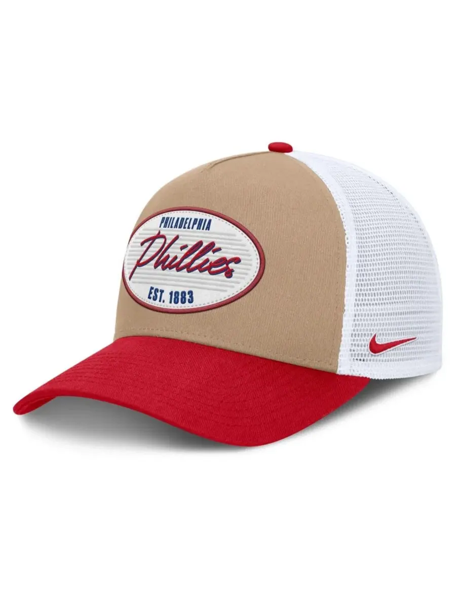 Кепка-тракер Philadelphia Phillies Rise A-Frame Nike