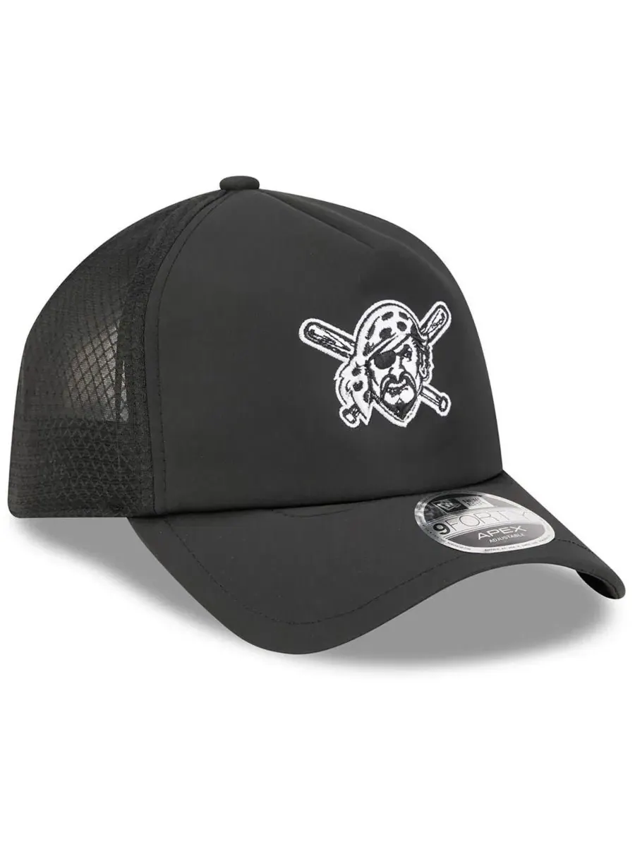 Бейсболка New Era 9FORTY APEX с вышитым логотипом Pittsburgh Pirates — изображение 3 из 4, черный