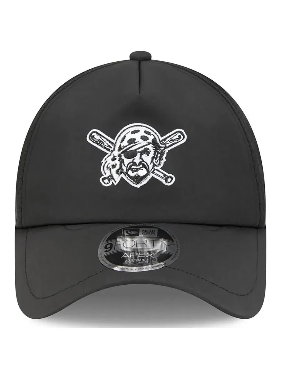 Бейсболка New Era 9FORTY APEX с вышитым логотипом Pittsburgh Pirates — изображение 4 из 4, черный