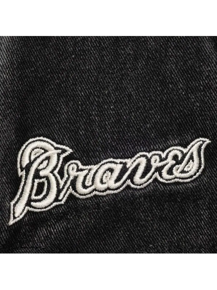 Кепка-снэпбек с высокой тульей Snow Block Pro Crown Mitchell & Ness — изображение 3 из 4, кремовый черный