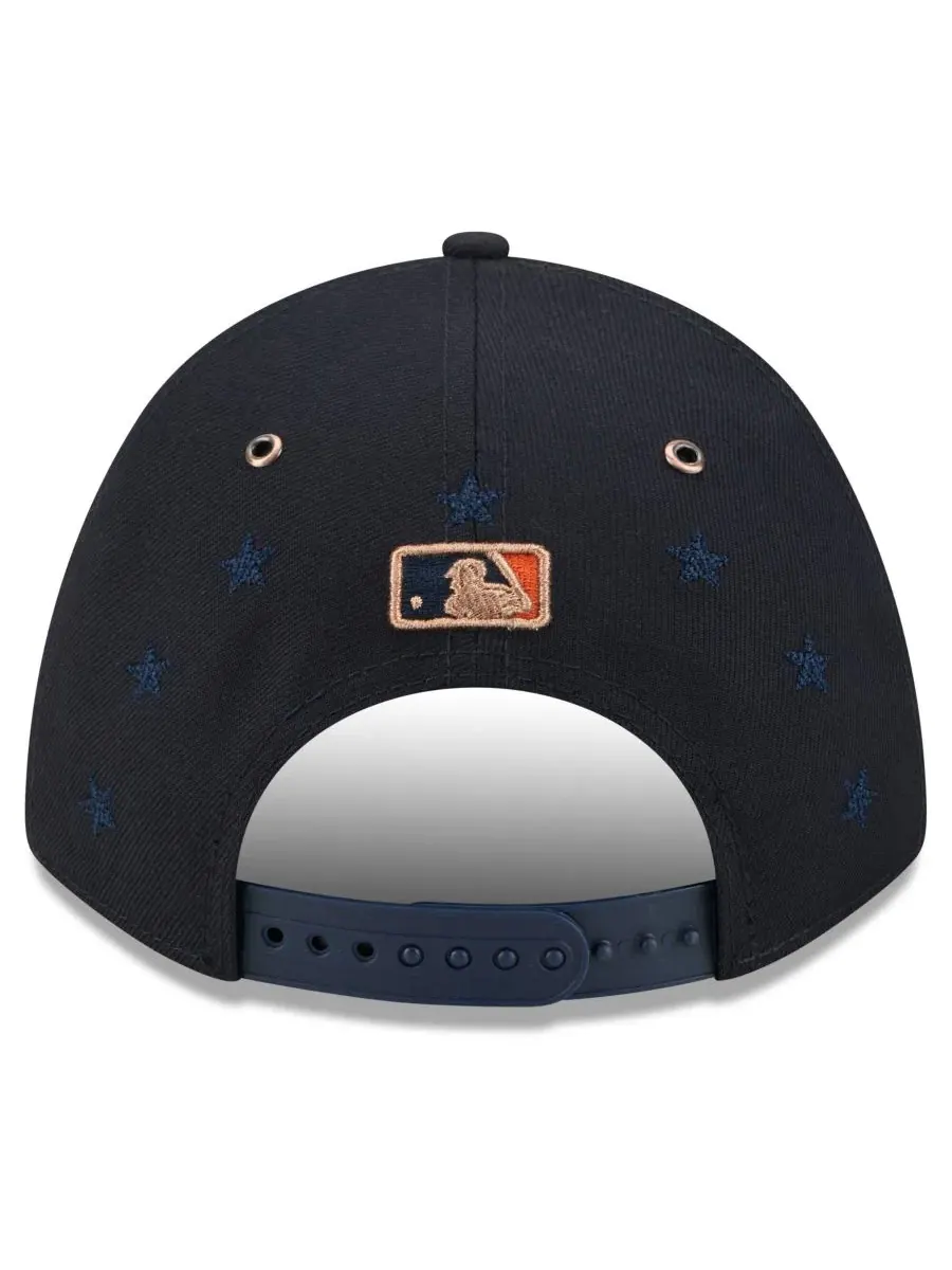 Кепка New Era 9FORTY с вышивкой Detroit Tigers — изображение 4 из 5, темно-синий