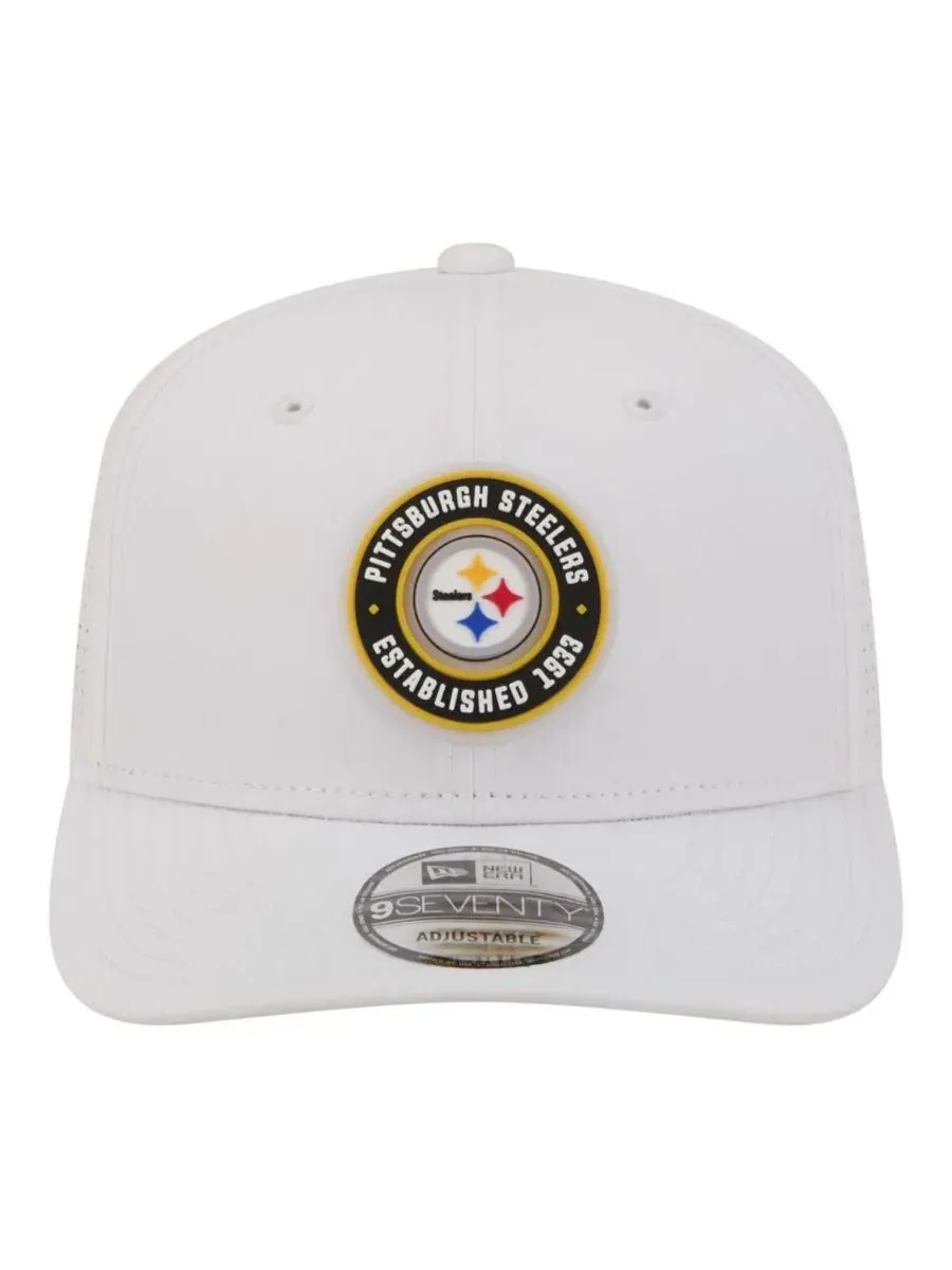 Кепка Pittsburgh Steelers COOLERA 9SEVENTY New Era — изображение 2 из 5, белый