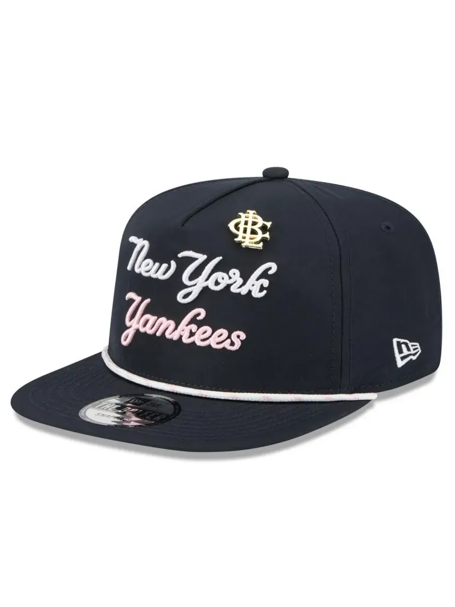 New Era Мужская темно-синяя бейсболка New York Yankees 2025 Big League Chew Golfer Snapback