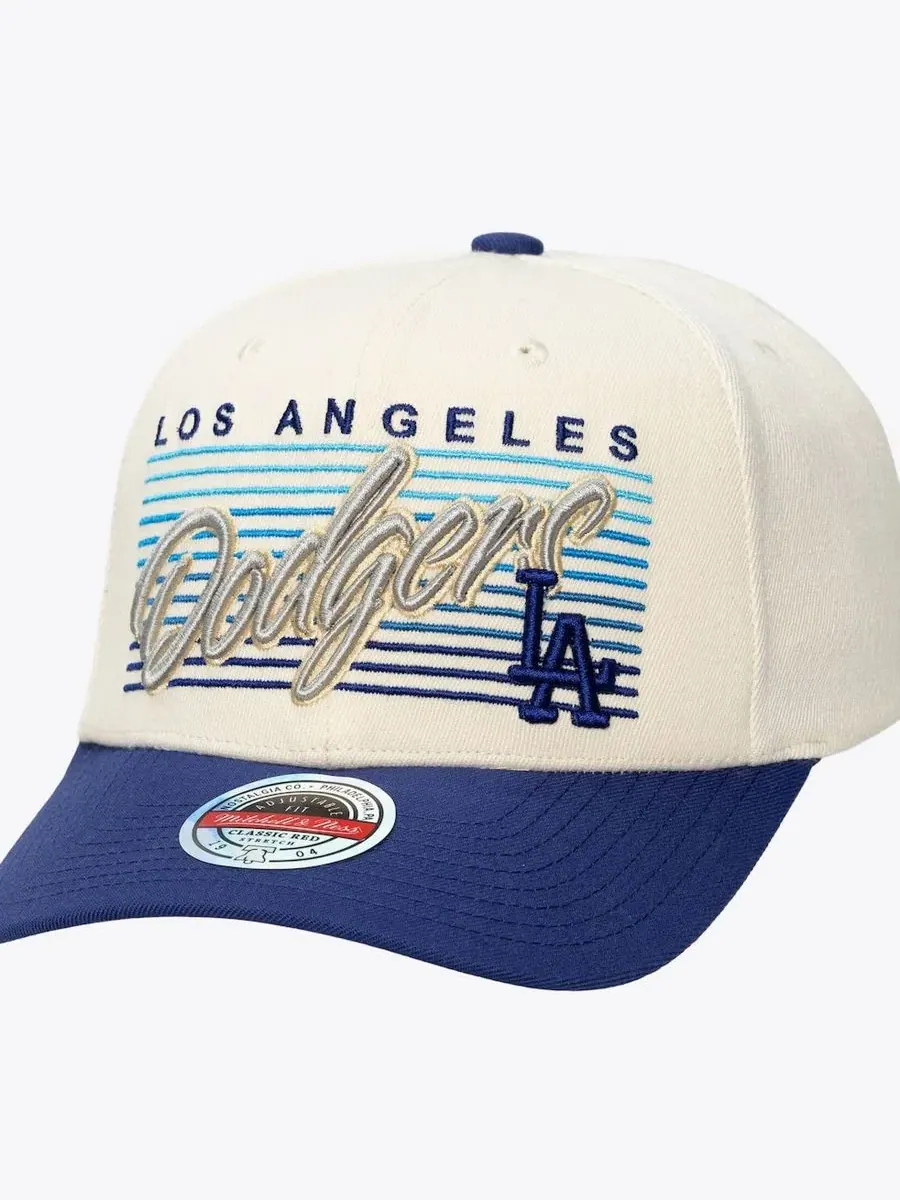 Кепка-снапбек Los Angeles Dodgers Retro Lines Stretch Mitchell & Ness