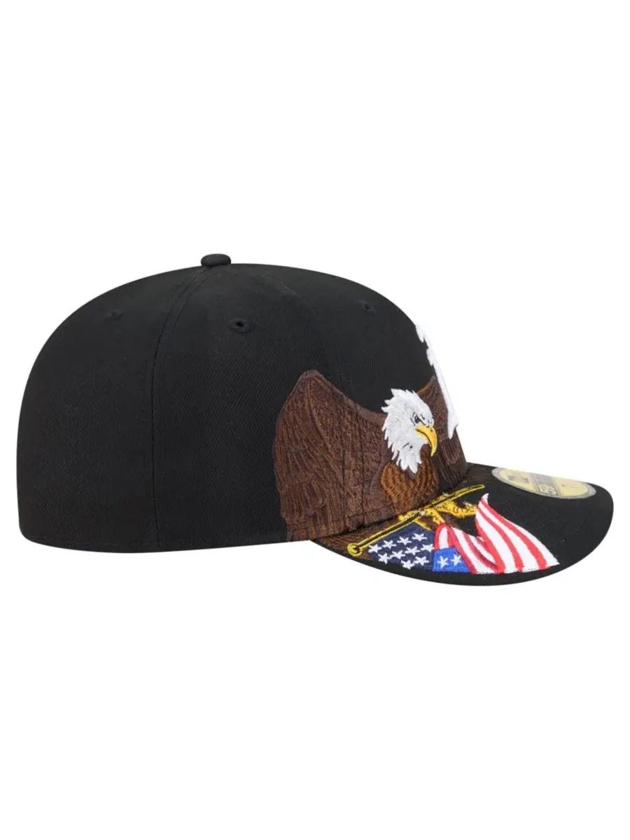 Кепка с вышивкой Bald Eagle New Era — изображение 5 из 6, черный