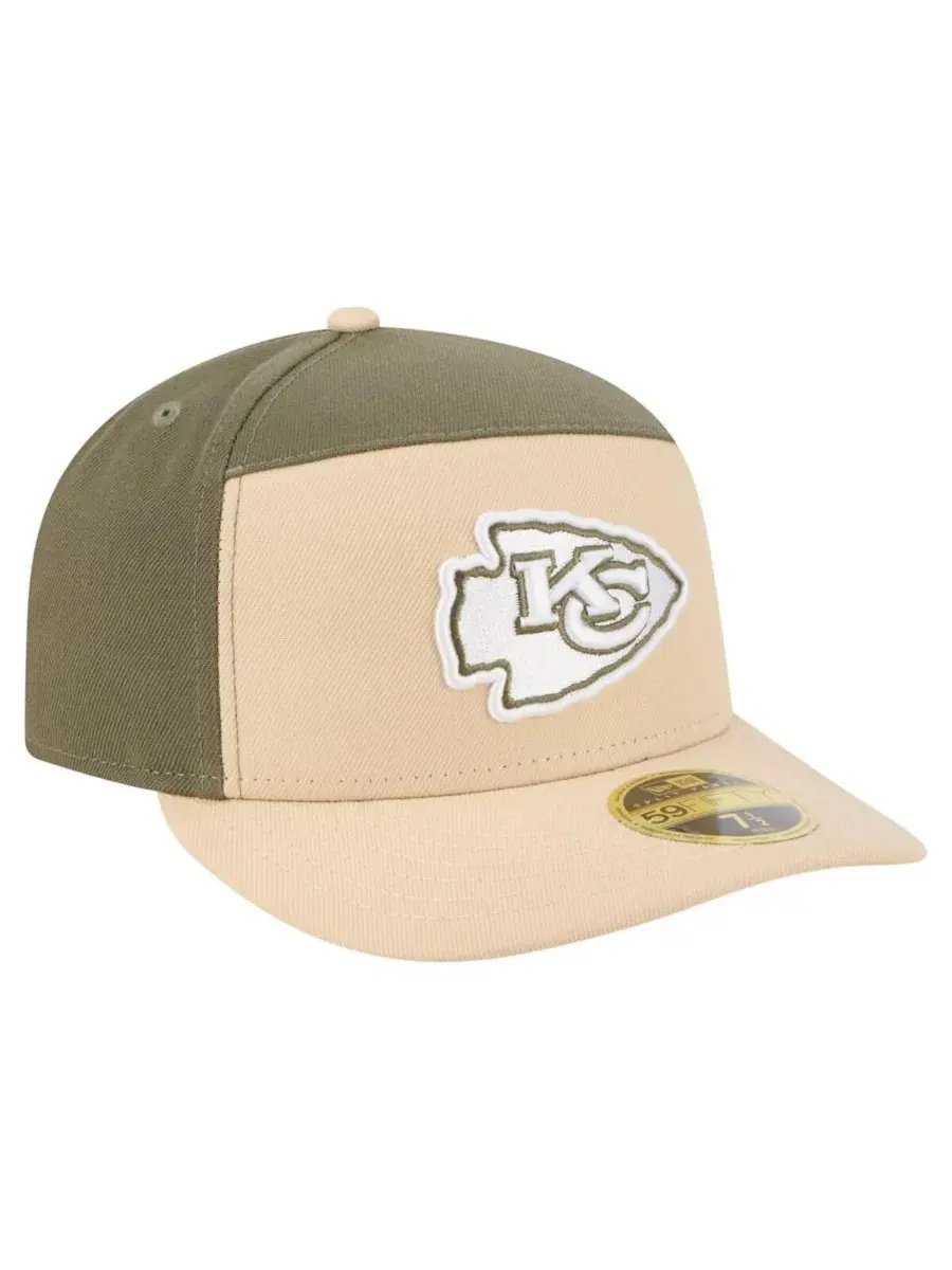 New Era Мужская бейсболка Kansas City Chiefs 59FIFTY с двухцветной расцветкой — изображение 4 из 5