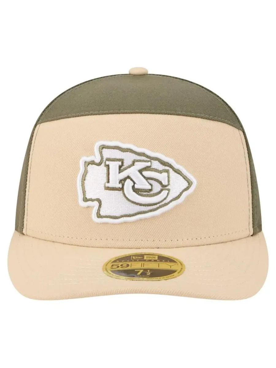 New Era Мужская бейсболка Kansas City Chiefs 59FIFTY с двухцветной расцветкой — изображение 5 из 5