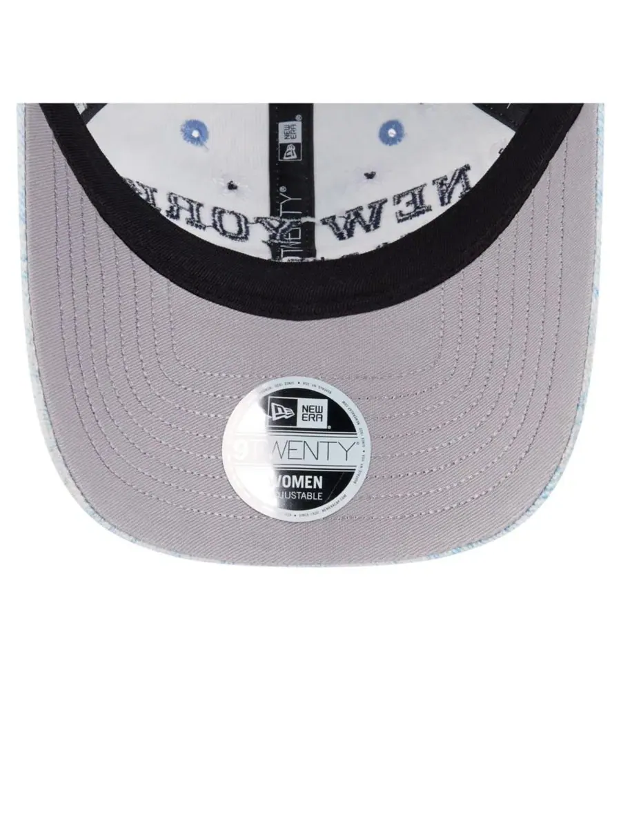 Кепка с вышивкой ромашек New York Yankees Daisy All Over 9TWENTY New Era — изображение 2 из 5, светлый синий