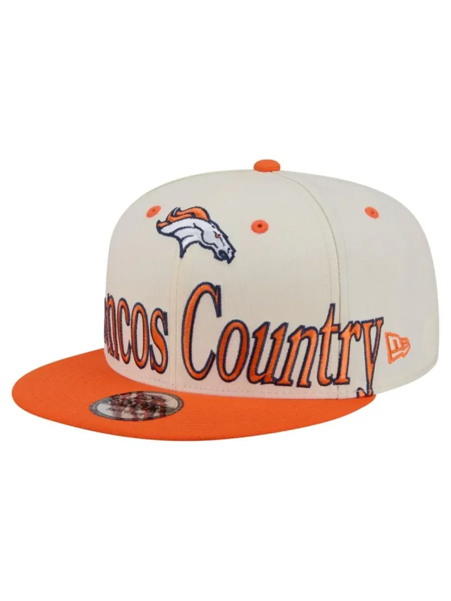 Кепка-снапбек с вышивкой Denver Broncos New Era — изображение 4 из 5, бежевый