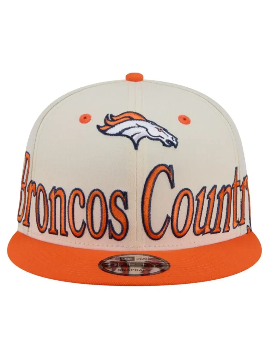Кепка-снапбек с вышивкой Denver Broncos New Era — изображение 5 из 5, бежевый