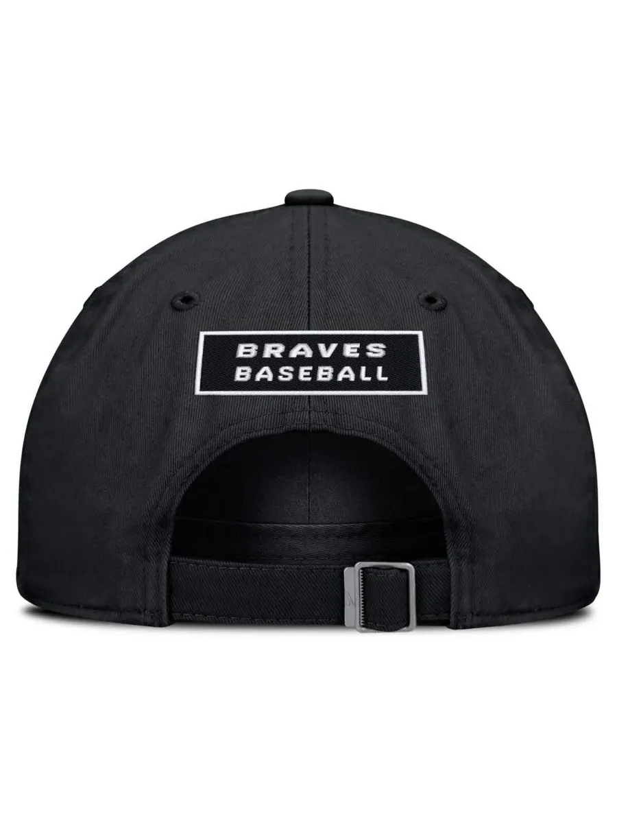 Кепка с вышивкой команды Atlanta Braves Nike — изображение 4 из 4, черный