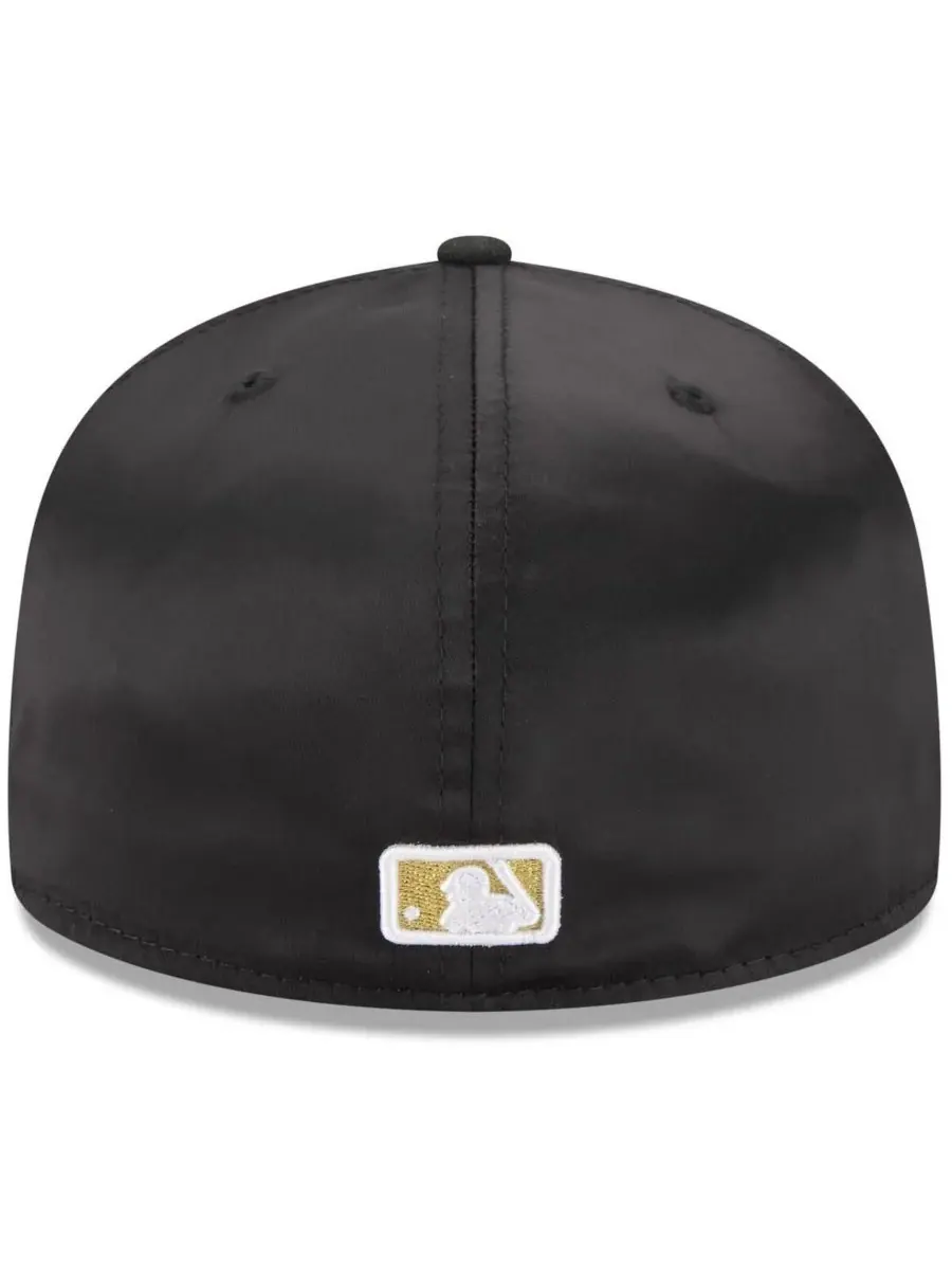New Era Мужская черная бейсболка Houston Astros 2025 59FIFTY Day Gold Leaf 59FIFTY Fitted Hat — изображение 3 из 4, черный