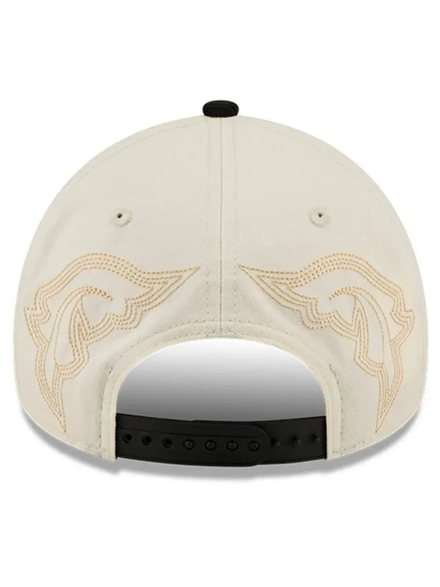Бейсболка New Era 9FORTY A-Frame Western Stitch — изображение 4 из 5, серый