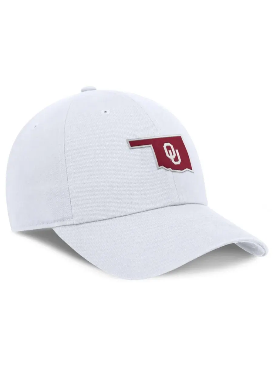 Бейсболка с вышивкой Oklahoma Sooners Club Dri-FIT Jordan — изображение 3 из 4, белый