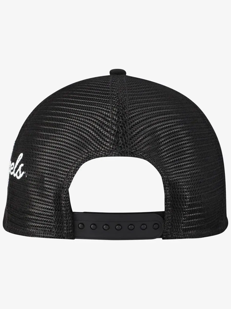 Кепка-тракер New Era Los Angeles Angels Side Script 9FORTY A-Frame — изображение 4 из 4, черный