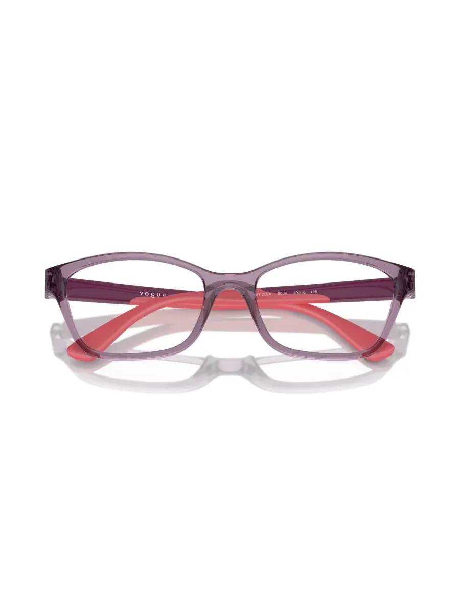 Детские очки в оправе «кошачий глаз» Vogue Eyewear VY2024 — изображение 3 из 4, прозрачный фиолетовый
