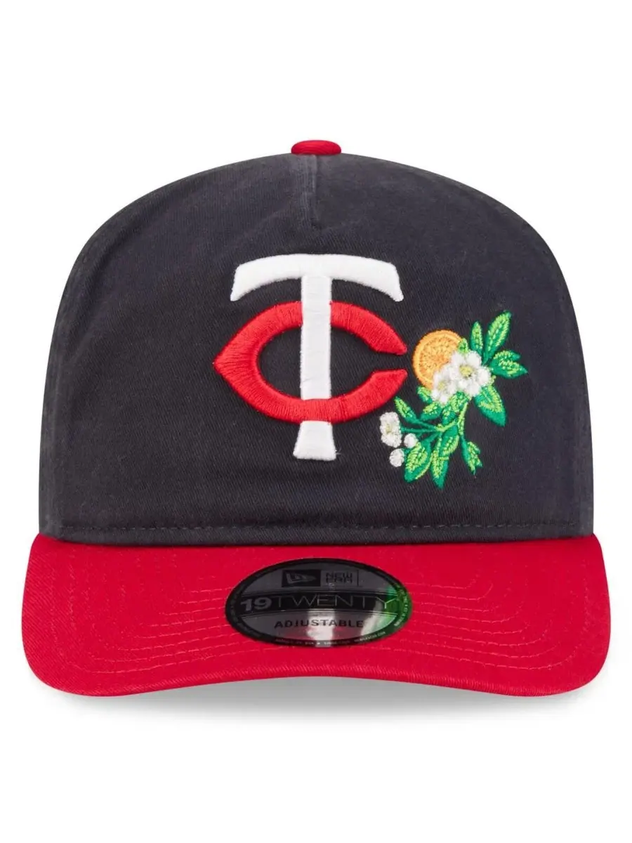 Бейсболка New Era Minnesota Twins 2026 Spring Training 19TWENTY — изображение 2 из 4, темно-синий красный