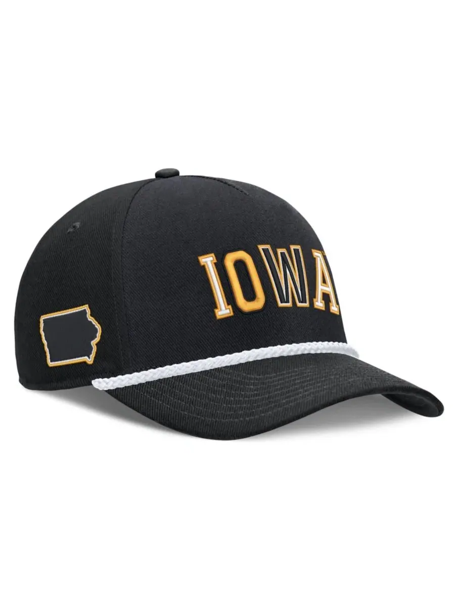 Кепка Nike Rise с принтом Iowa Hawkeyes