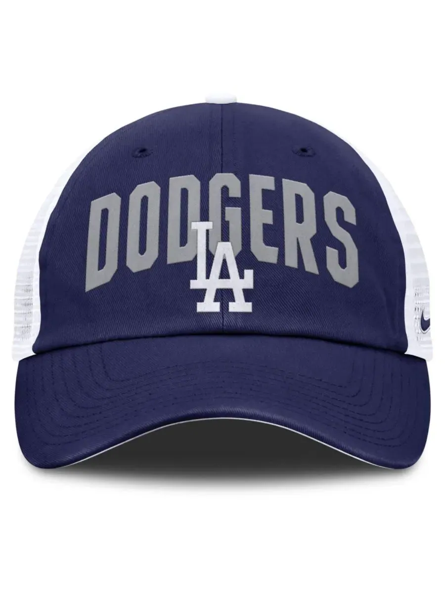 Кепка-тракер с вышитым логотипом Los Angeles Dodgers Nike — изображение 2 из 5, белый