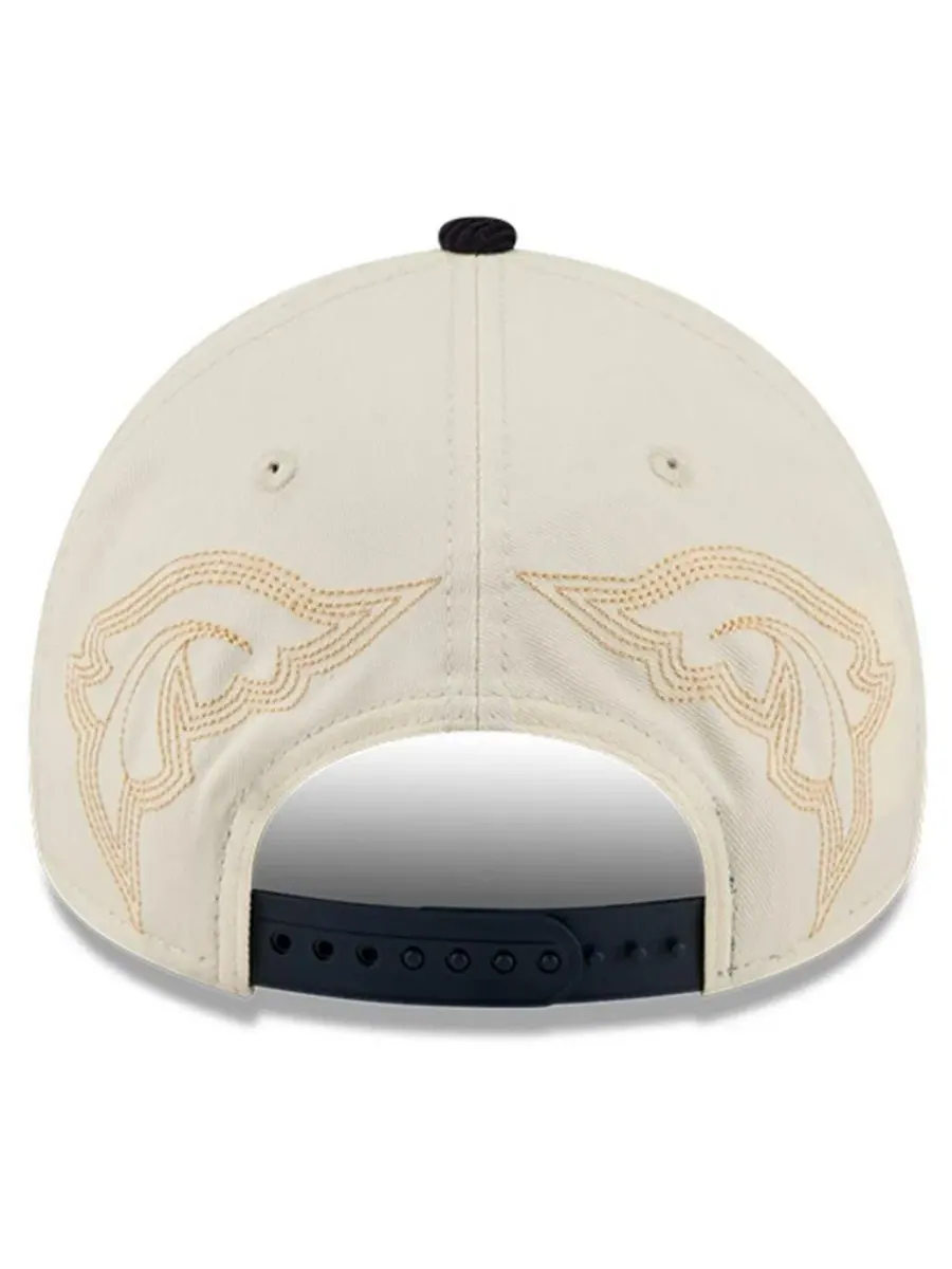 Бейсболка New Era Atlanta Braves Western Stitch 9FORTY A-Frame — изображение 4 из 5, серый