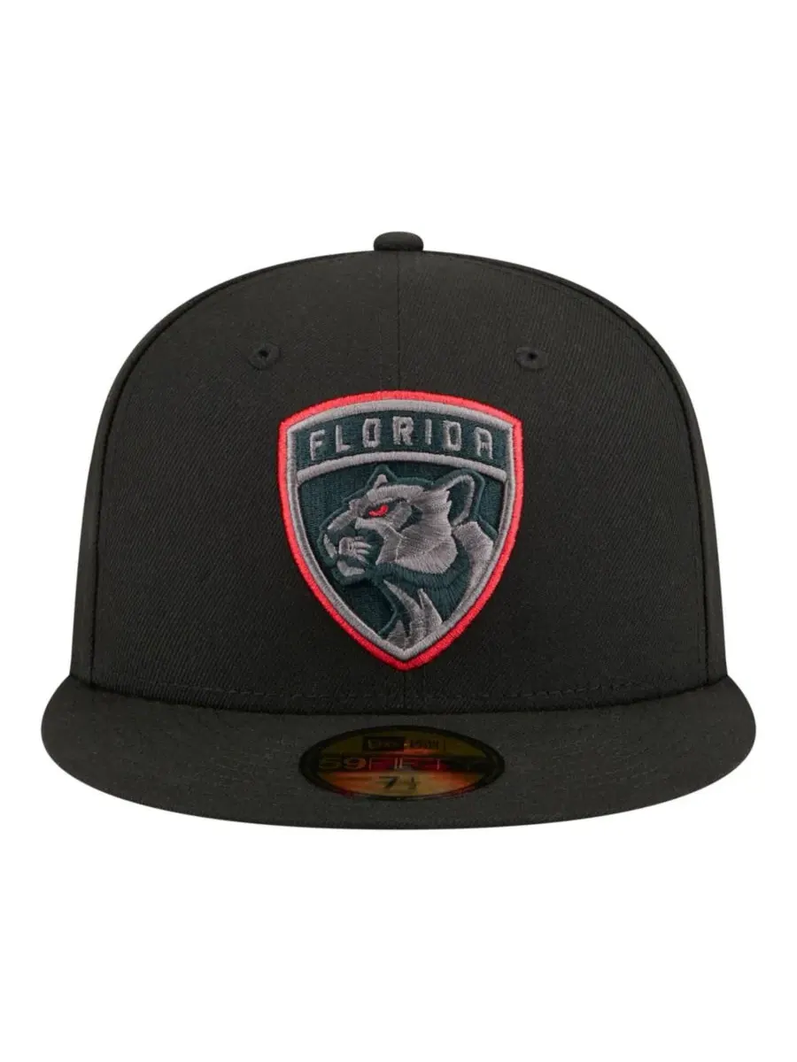 Кепка с принтом Florida Panthers Color Pop 59FIFTY New Era — изображение 5 из 5, черный