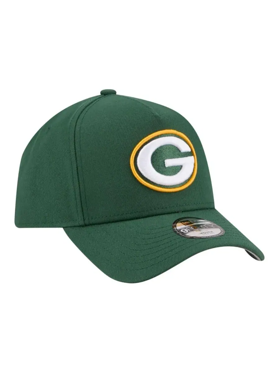 Кепка New Era Green Bay Packers 9FORTY A-Frame — изображение 4 из 5, зеленый