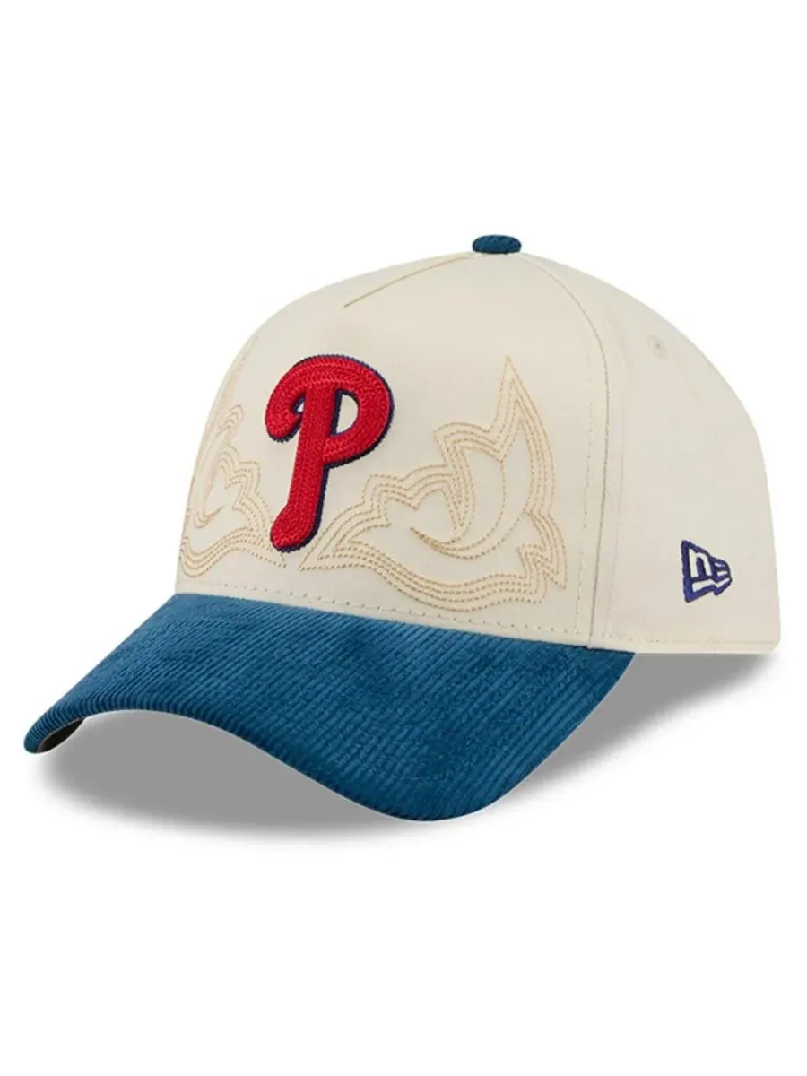 Кепка с вышивкой Philadelphia Phillies Western Stitch 9FORTY A-Frame New Era