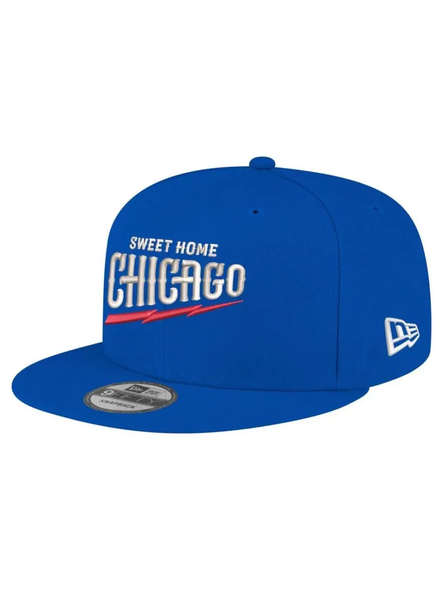 New Era Мужская бейсболка Royal Chicago Cubs Blues 9FIFTY Snapback — изображение 3 из 4, королевский