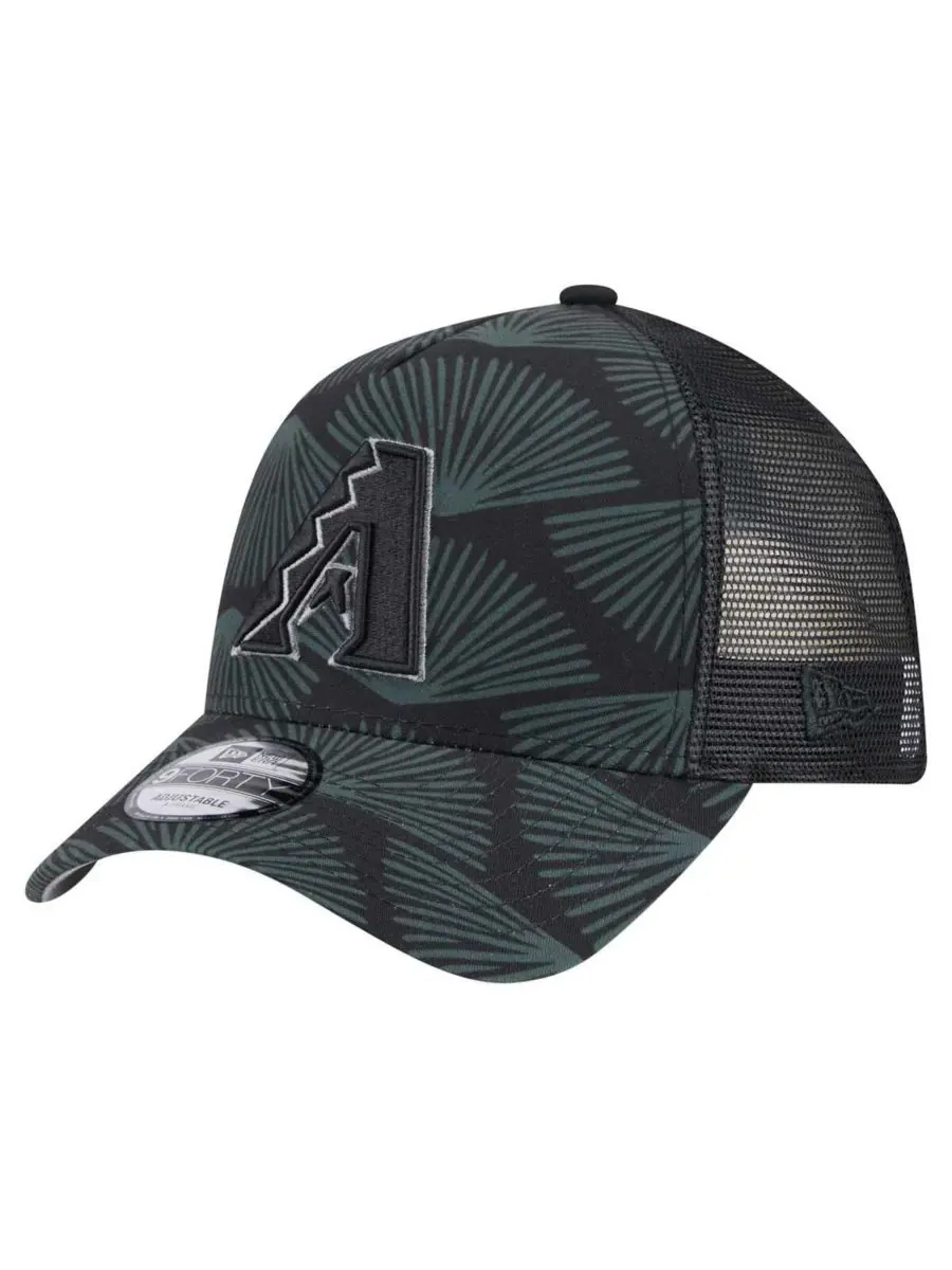 New Era Мужская черная регулируемая кепка-тракер Arizona Diamondbacks 9FORTY A-Frame