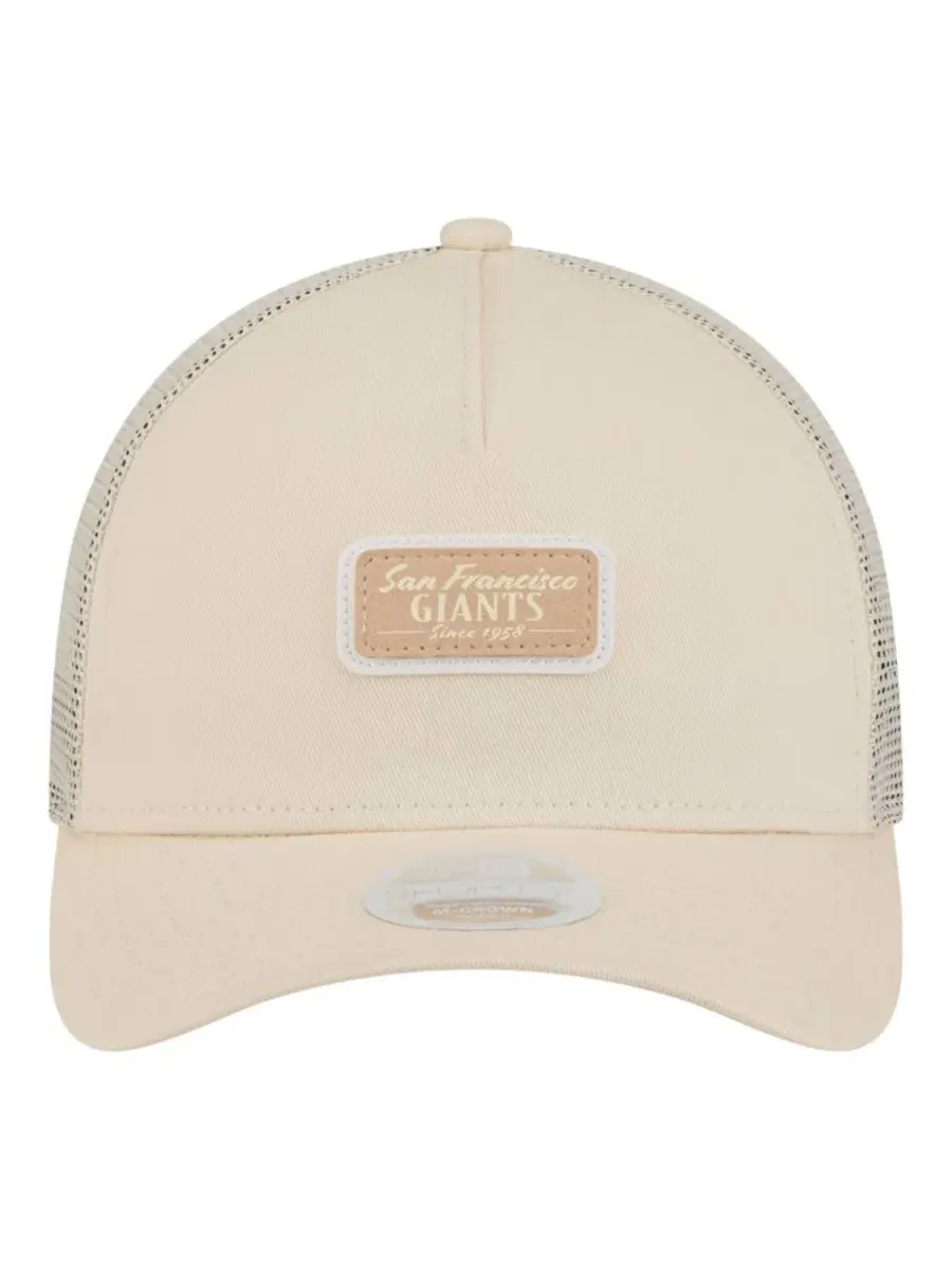 Кепка-тракер с принтом San Francisco Giants Tonal Patch 9FORTY M-Crown A-Frame New Era — изображение 2 из 5, светлый бежевый