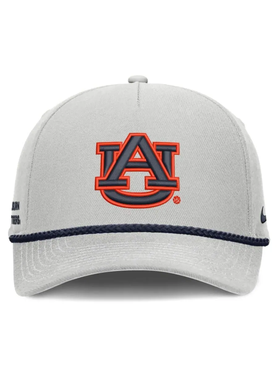 Кепка Nike Auburn Tigers Rope Rise с вышитым логотипом — изображение 4 из 4, серый