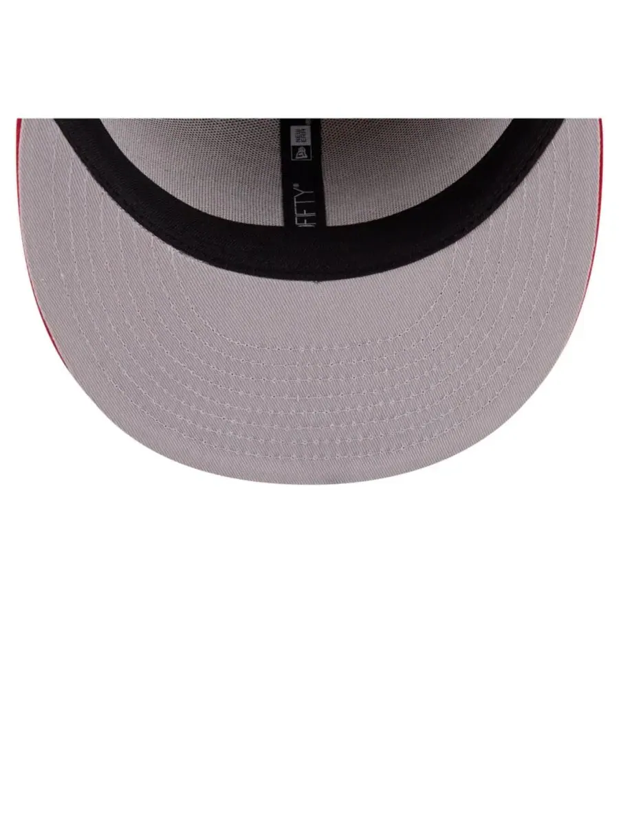 Бейсболка New Era 9FIFTY с вышивкой, Washington Nationals — изображение 2 из 5, хаки красный