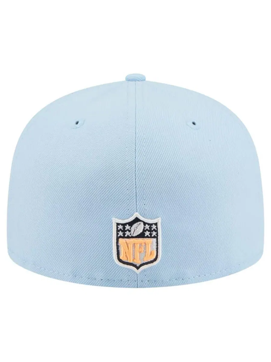 Кепка с высокой тульей Coastal Blue Green Bay Packers 59FIFTY New Era — изображение 5 из 5, синий