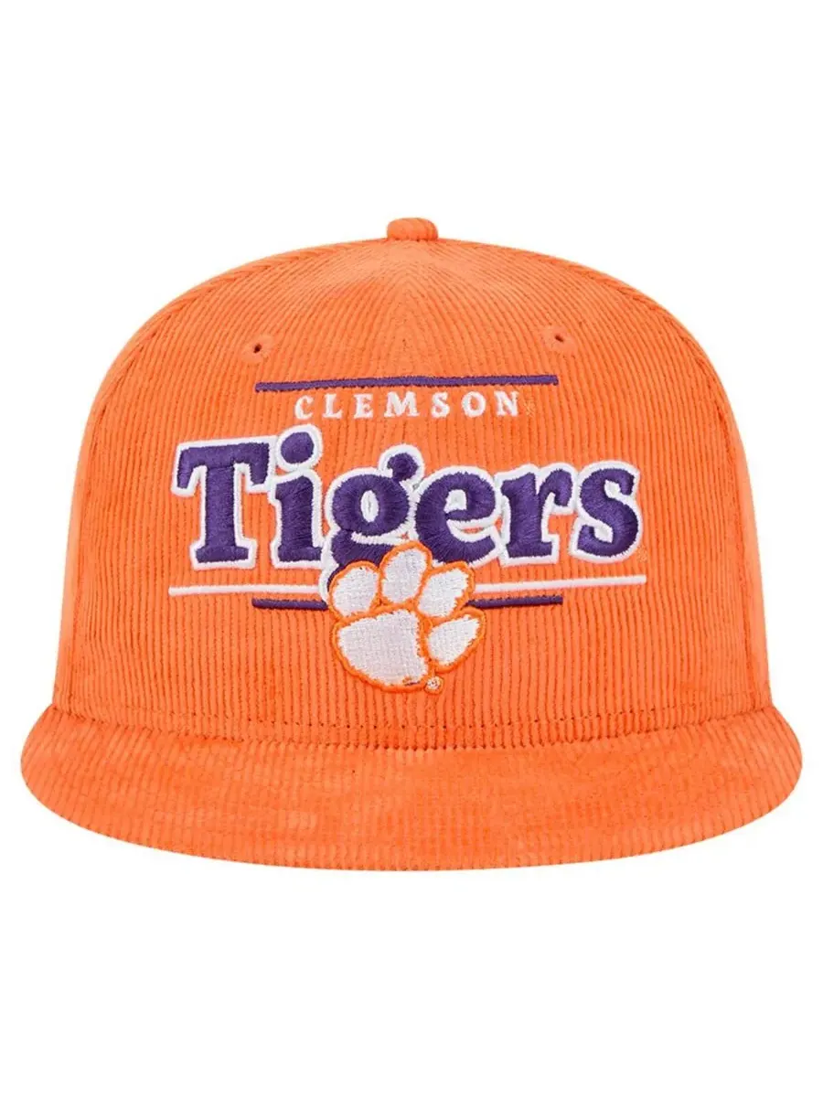 New Era Мужская оранжевая бейсболка Clemson Tigers Display 9FIFTY Snapback — изображение 2 из 4, оранжевый