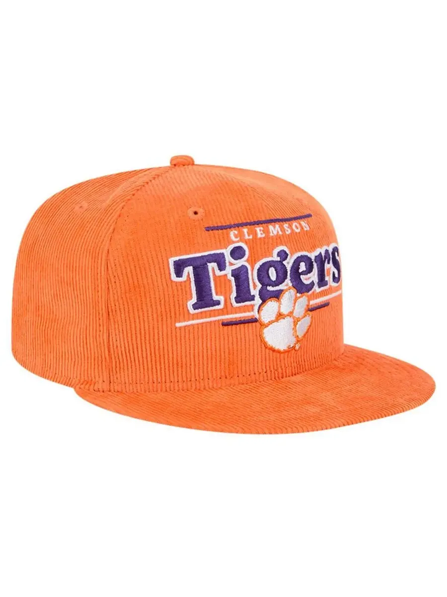 New Era Мужская оранжевая бейсболка Clemson Tigers Display 9FIFTY Snapback — изображение 3 из 4, оранжевый