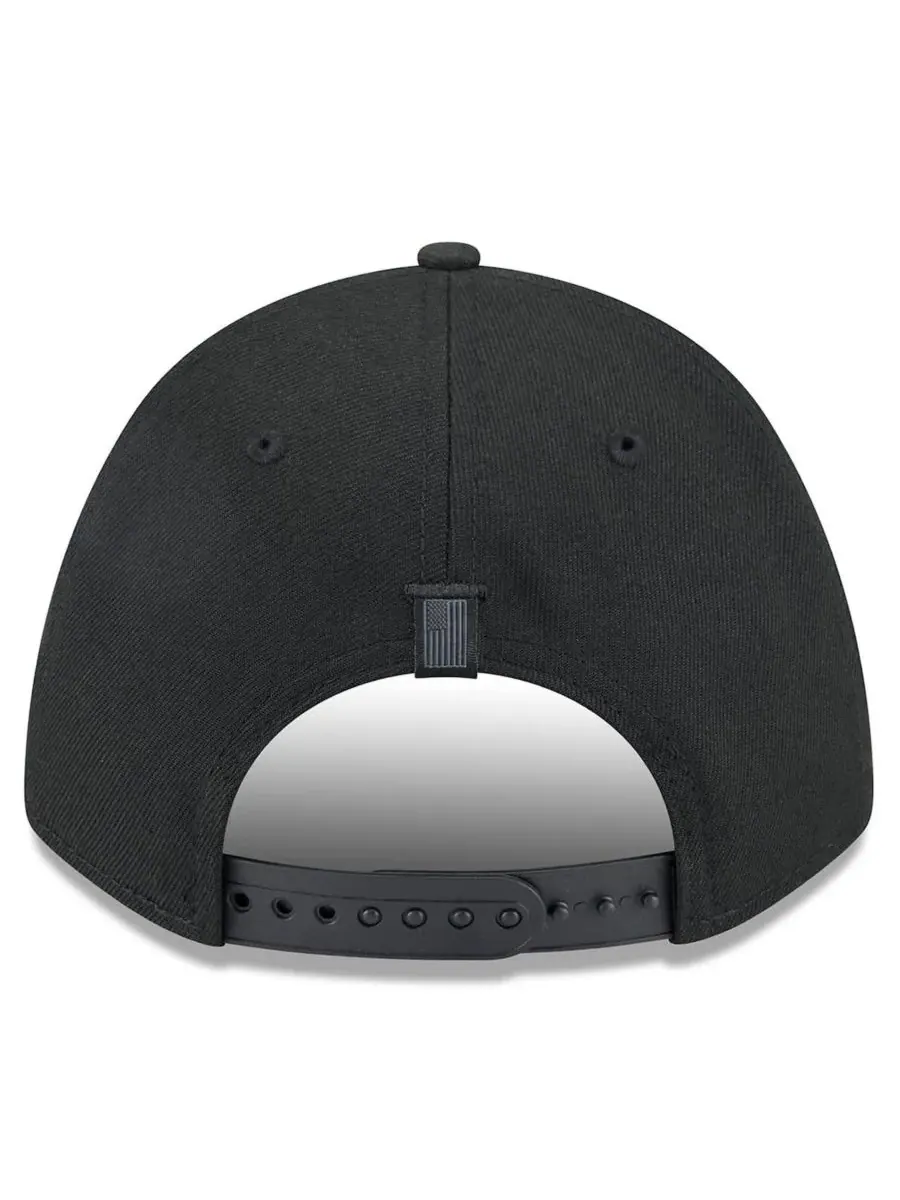 New Era Мужская черная кепка Alex Bowman American Flag 9FORTY M-Crown A-Frame с регулируемой высотой — изображение 4 из 5