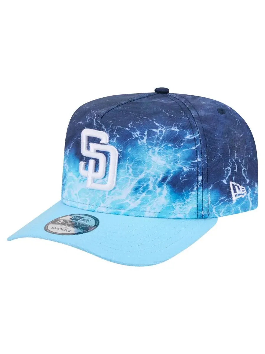 Кепка-снапбек San Diego Padres Deep Water Pre-Curved 9FIFTY A-Frame New Era