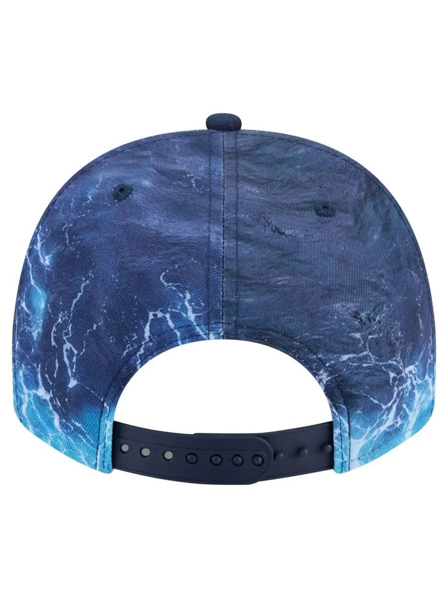 Кепка-снапбек San Diego Padres Deep Water Pre-Curved 9FIFTY A-Frame New Era — изображение 4 из 5, светлый синий