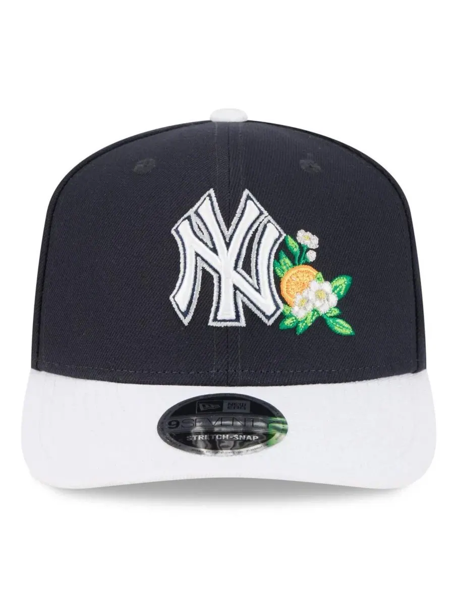 Бейсболка с вышитым логотипом New York Yankees New Era — изображение 2 из 4, темно-синий белый
