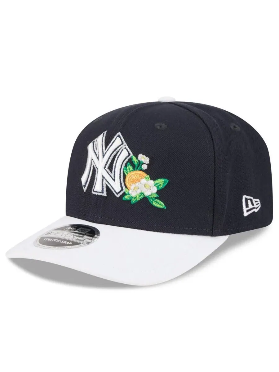 Бейсболка с вышитым логотипом New York Yankees New Era — изображение 3 из 4, темно-синий белый