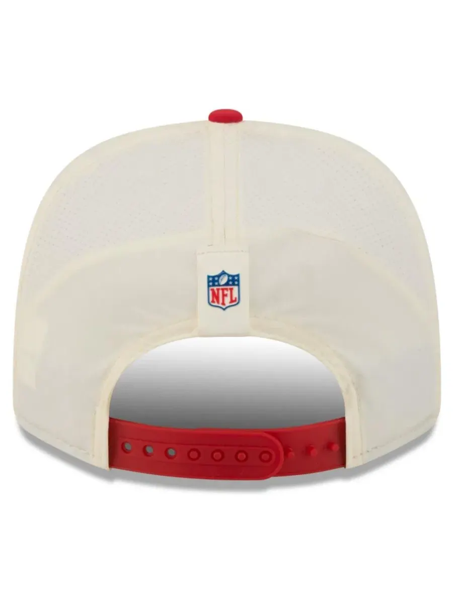 Кепка New Era 9SEVENTY с козырьком — изображение 4 из 5, кремовый красный