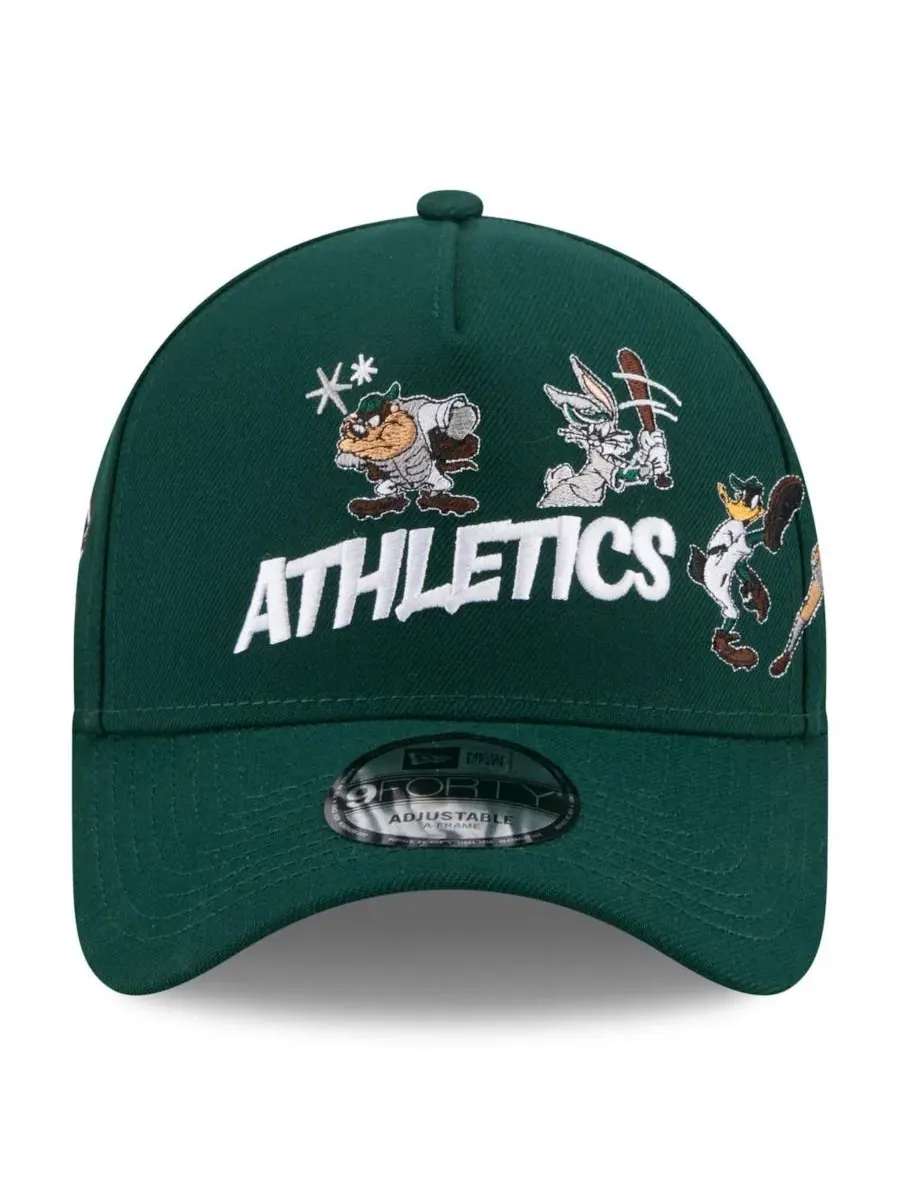 Кепка с козырьком, Athletics и Looney Tunes New Era — изображение 3 из 3, зеленый