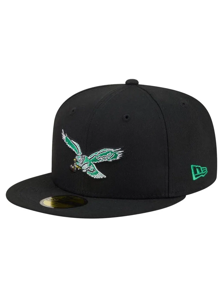 Бейсболка с высокой тульей и плоским козырьком Philadelphia Eagles New Era