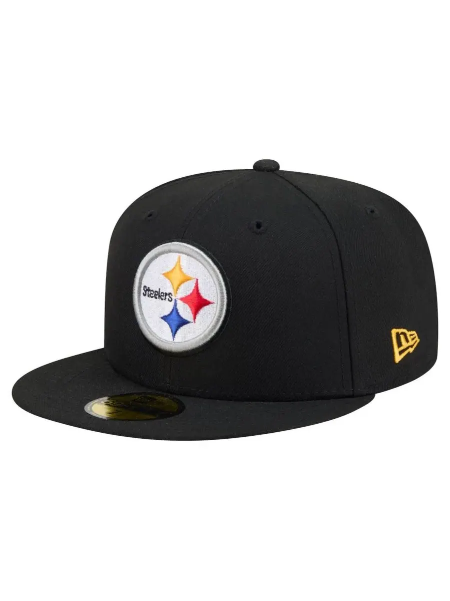 Кепка с высокой тульей и плоским козырьком Pittsburgh Steelers New Era
