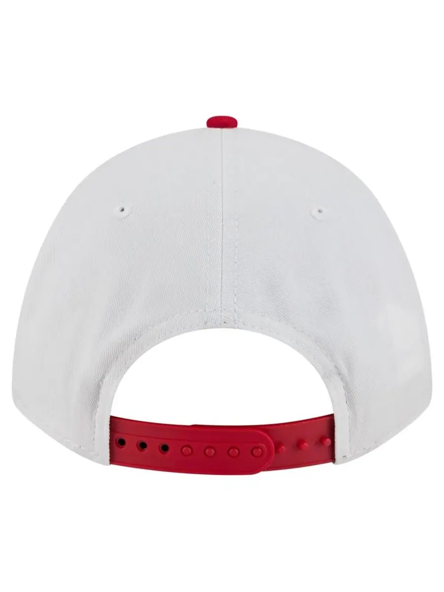 Кепка New Era Nebraska Huskers Arch Two-Tone Rope 9FORTY A-Frame M-Crown — изображение 2 из 4, белый